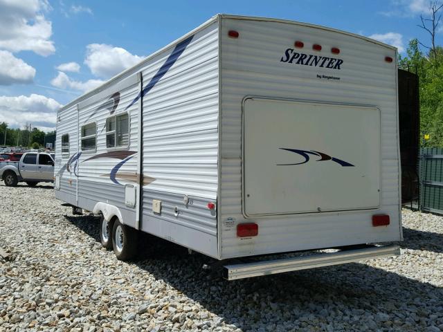 4YDT307224A214447 - 2004 KEYSTONE SPRINTER 白色 照片 3