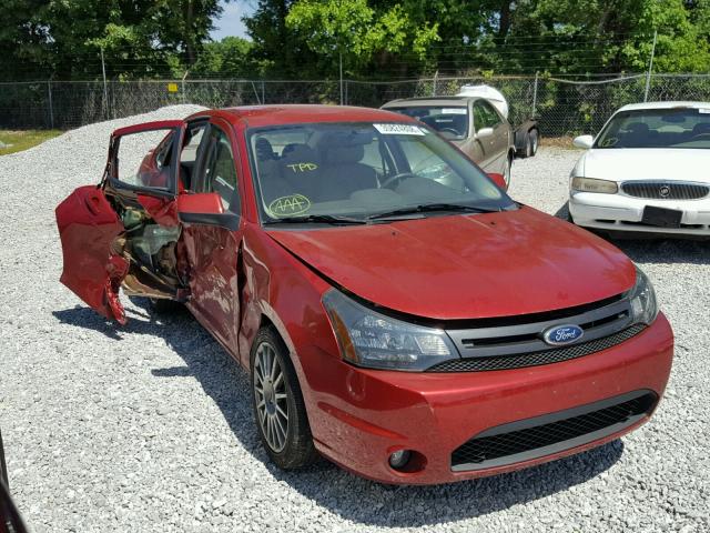 1FAHP3GN2BW112161 - 2011 FORD FOCUS SES RED photo 1