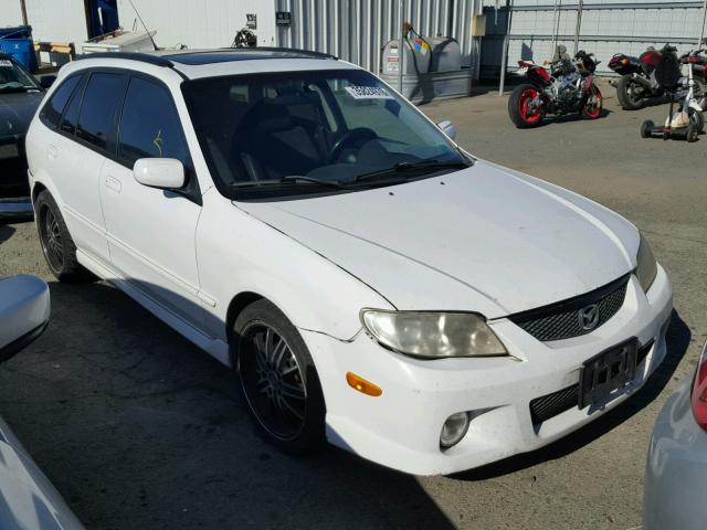 JM1BJ246521519171 - 2002 MAZDA PROTEGE PR WHITE photo 1