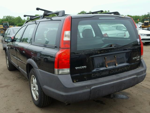 YV1SZ58D011029328 - 2001 VOLVO V70 XC BLACK photo 3