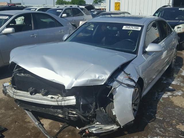 WAUML44E85N004701 - 2005 AUDI A8 L QUATT SILVER photo 2