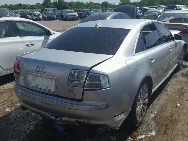 WAUML44E85N004701 - 2005 AUDI A8 L QUATT SILVER photo 4