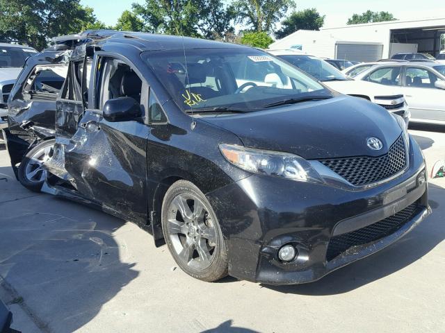 5TDXK3DC4BS166827 - 2011 TOYOTA SIENNA SPO BLACK photo 1