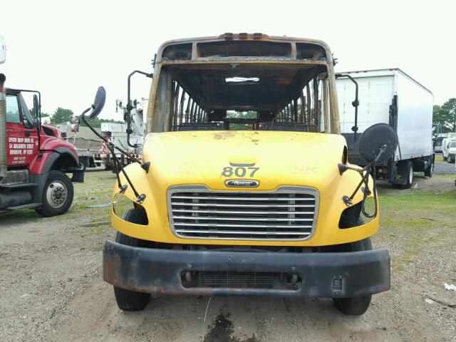 4UZABRDJ58CZ41651 - 2008 FREIGHTLINER CHASSIS B2 YELLOW photo 9