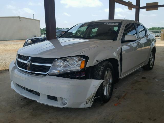 1B3CC5FB9AN129709 - 2010 DODGE AVENGER R/ WHITE photo 2