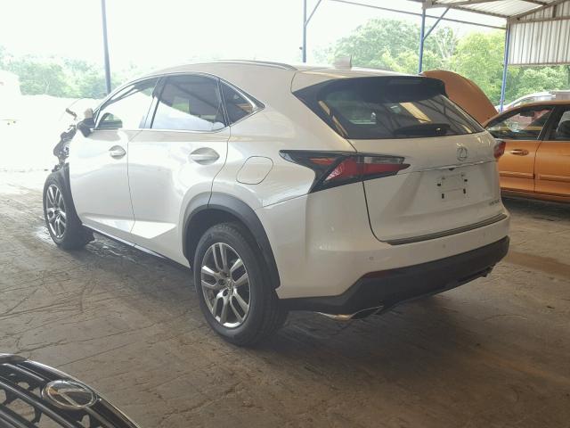 JTJYARBZ2G2033173 - 2016 LEXUS NX 200T WHITE photo 3