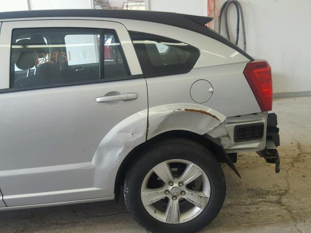 1C3CDWDA0CD534270 - 2012 DODGE CALIBER SX SILVER photo 9