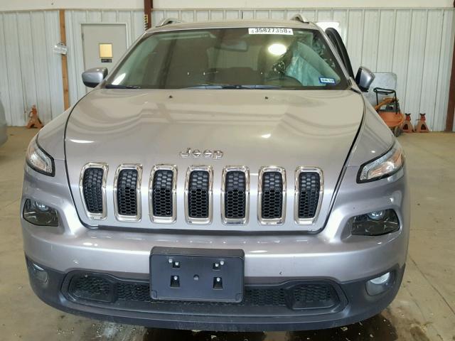 1C4PJLCB9HW574356 - 2017 JEEP CHEROKEE L SILVER photo 7