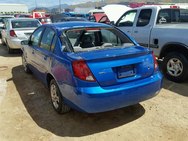 1G8AJ52F34Z140023 - 2004 SATURN ION LEVEL BLUE photo 3