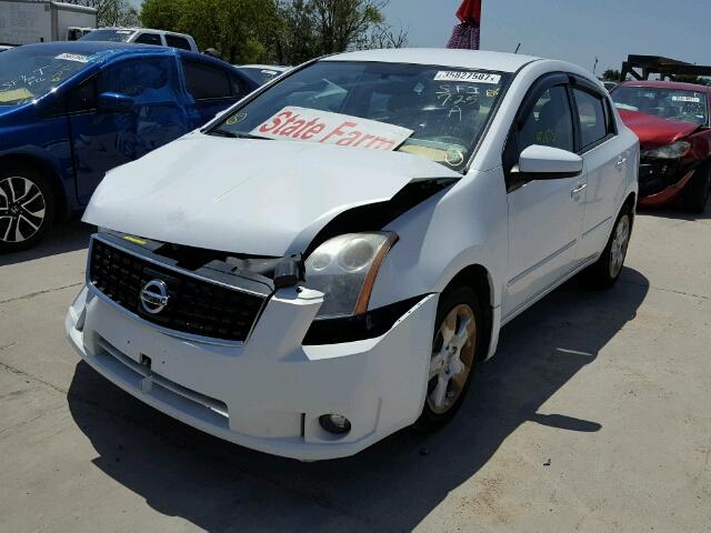 3N1AB61E88L691288 - 2008 NISSAN SENTRA 2.0 WHITE photo 2