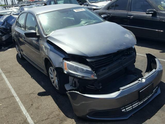 3VW2K7AJ7DM317308 - 2013 VOLKSWAGEN JETTA BASE Գրաֆիտ լուսանկար 1