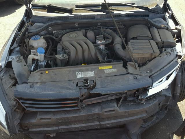 3VW2K7AJ7DM317308 - 2013 VOLKSWAGEN JETTA BASE Գրաֆիտ լուսանկար 7