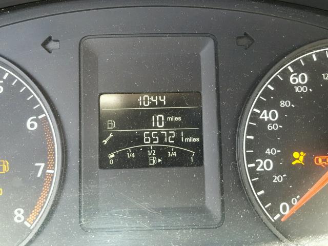 3VW2K7AJ7DM317308 - 2013 VOLKSWAGEN JETTA BASE Գրաֆիտ լուսանկար 8