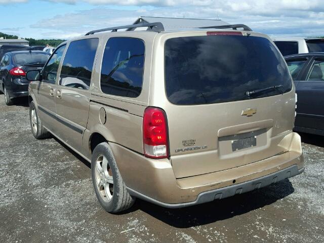 1GNDV23L95D255824 - 2005 CHEVROLET UPLANDER L TAN photo 3