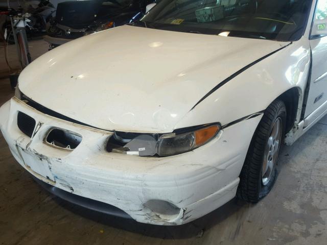 1G2WP5211VF251160 - 1997 PONTIAC GRAND PRIX WHITE photo 9
