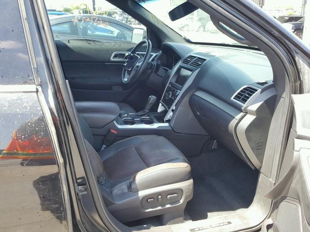 1FM5K8GT7EGB84569 - 2014 FORD EXPLORER S BLACK photo 5