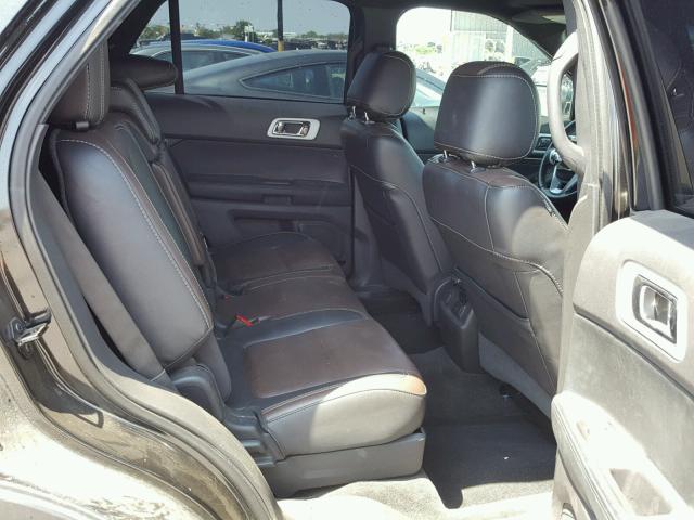 1FM5K8GT7EGB84569 - 2014 FORD EXPLORER S BLACK photo 6