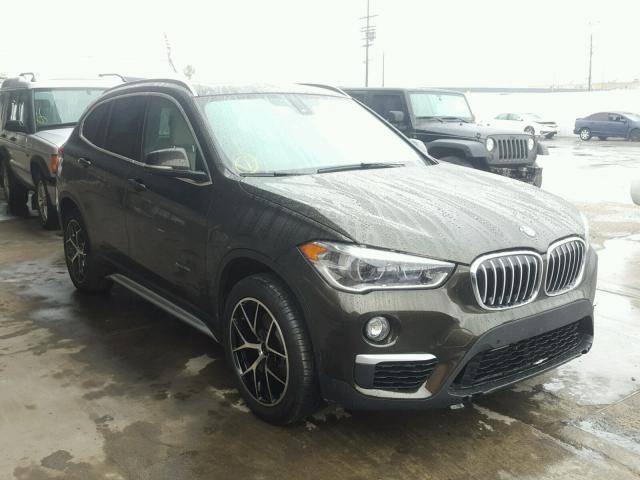 WBXHT3C34H5F68242 - 2017 BMW X1 XDRIVE2 بني صورة 1