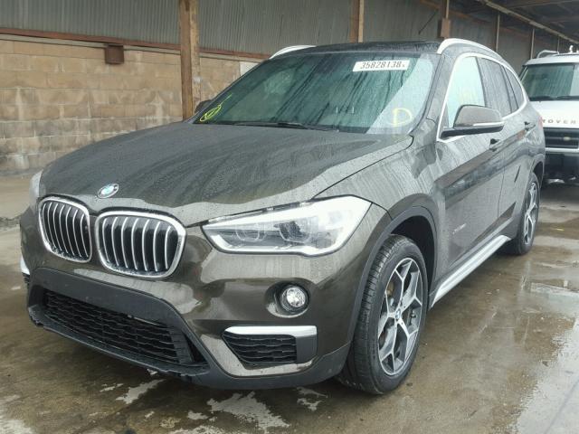 WBXHT3C34H5F68242 - 2017 BMW X1 XDRIVE2 BROWN photo 2