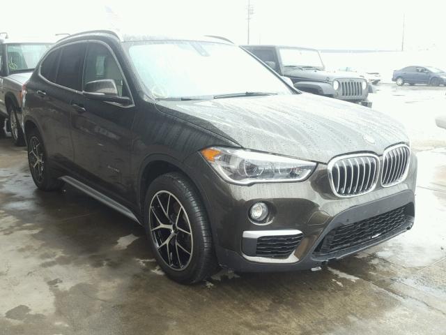 WBXHT3C34H5F68242 - 2017 BMW X1 XDRIVE2 بني صورة 9