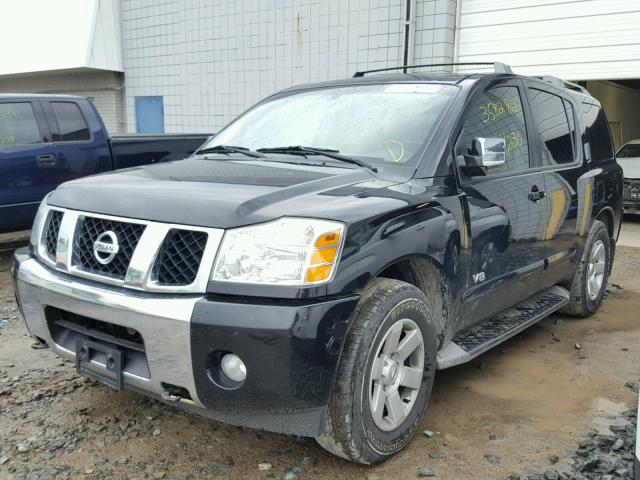 5N1AA08BX5N717115 - 2005 NISSAN ARMADA SE BLACK photo 2