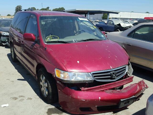 5FNRL18694B035186 - 2004 HONDA ODYSSEY MAROON photo 1