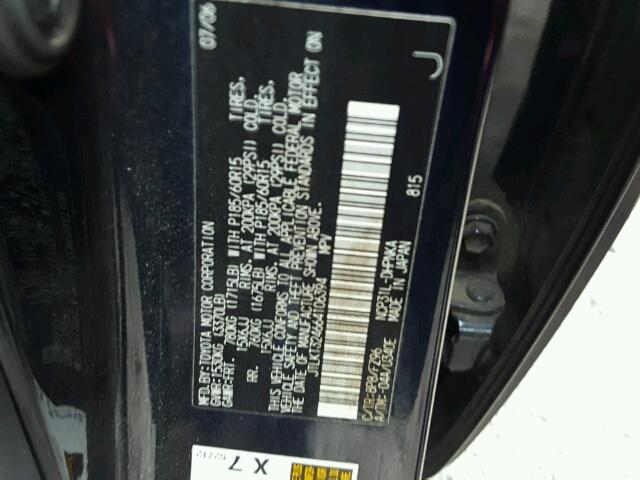 JTLKT324664106394 - 2006 TOYOTA SCION XB 蓝色 照片 10