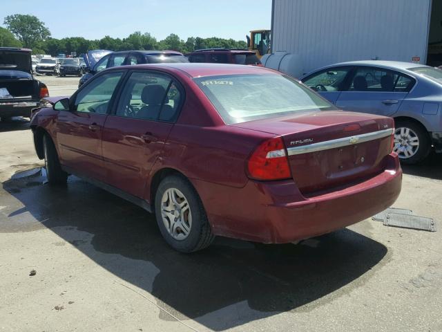1G1ZS58F77F297162 - 2007 CHEVROLET MALIBU LS MAROON photo 3