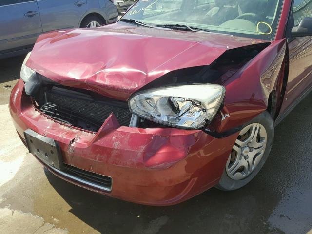 1G1ZS58F77F297162 - 2007 CHEVROLET MALIBU LS MAROON photo 9