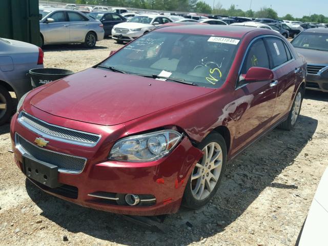 1G1ZE5EU5BF274370 - 2011 CHEVROLET MALIBU LTZ 勃艮第红 照片 2