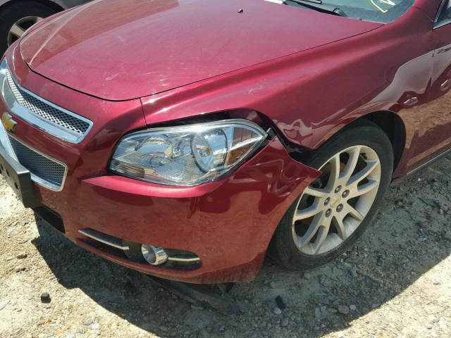 1G1ZE5EU5BF274370 - 2011 CHEVROLET MALIBU LTZ 勃艮第红 照片 9