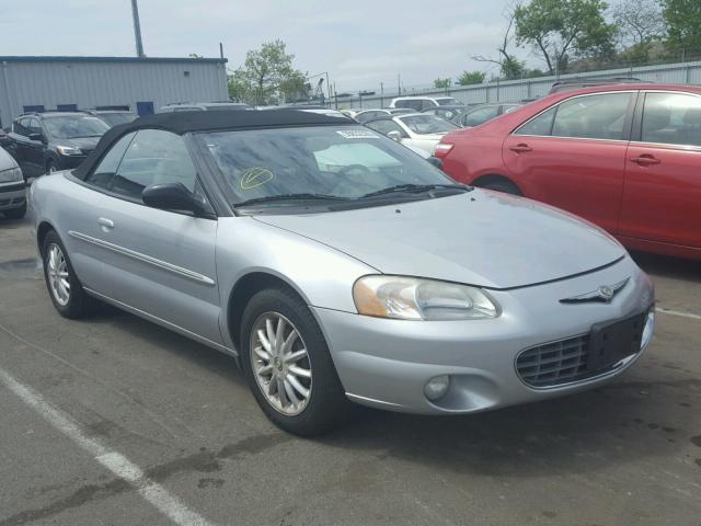 1C3EL55R42N235013 - 2002 CHRYSLER SEBRING LX SILVER photo 1