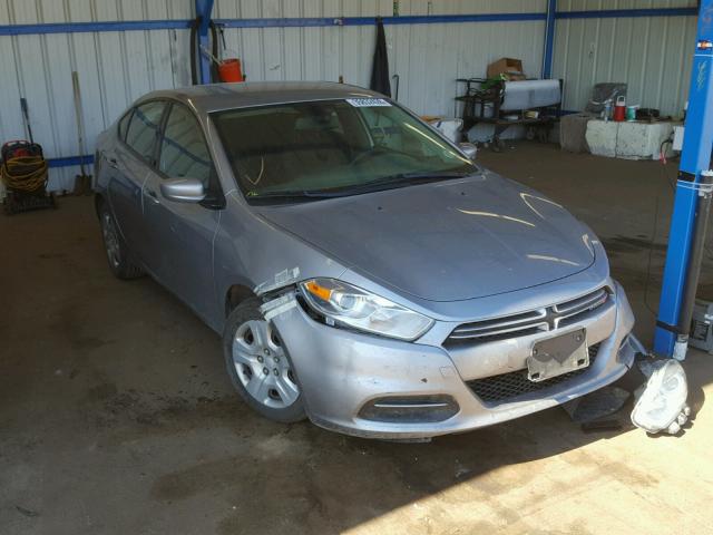 1C3CDFAA5FD112343 - 2015 DODGE DART SE SILVER photo 1