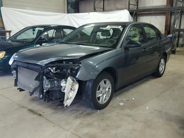 1G1ZT54814F115262 - 2004 CHEVROLET MALIBU LS ნაცრისფერი ფოტო 2