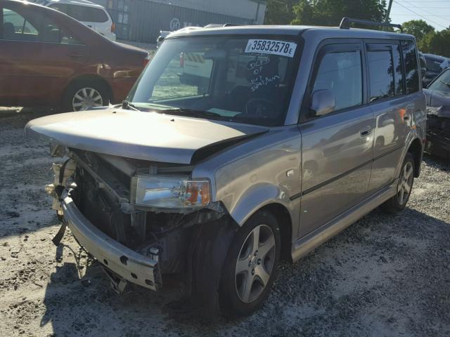 JTLKT324X54024991 - 2005 TOYOTA SCION XB Gris foto 2