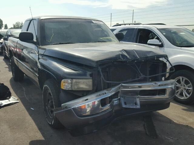 3B7HC12Y6WG122109 - 1998 DODGE RAM 1500 BLACK photo 1