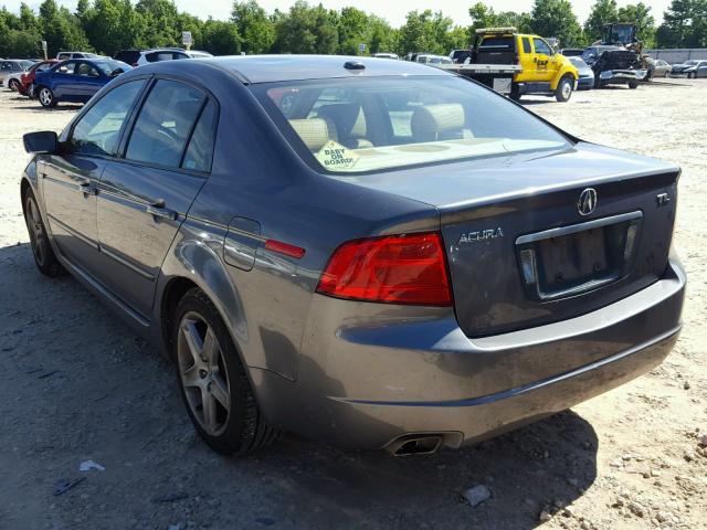 19UUA66224A044836 - 2004 ACURA TL BLUE photo 3