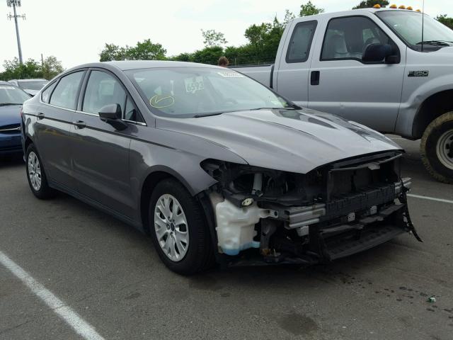 1FA6P0G7XE5367321 - 2014 FORD FUSION S CHARCOAL photo 1