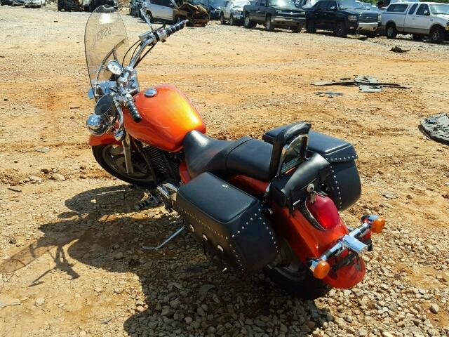 1HFSC43073A303428 - 2003 HONDA VT1100 C2 ORANGE photo 3