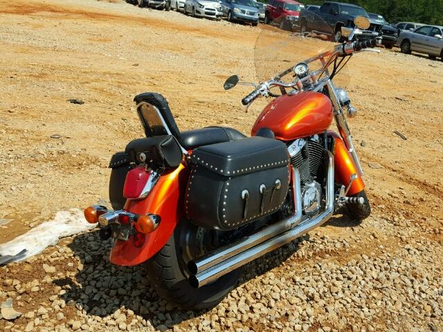 1HFSC43073A303428 - 2003 HONDA VT1100 C2 ORANGE photo 4