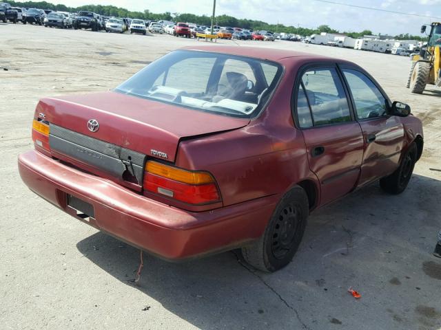 1NXAE09E0PZ042512 - 1993 TOYOTA COROLLA LE MAROON photo 4