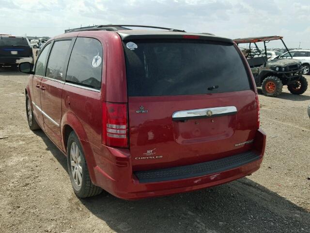 2A8HR54189R525795 - 2009 CHRYSLER TOWN & COU RED photo 3