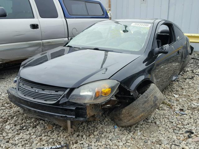 1G1AP11P467714708 - 2006 CHEVROLET COBALT SS BLACK photo 2