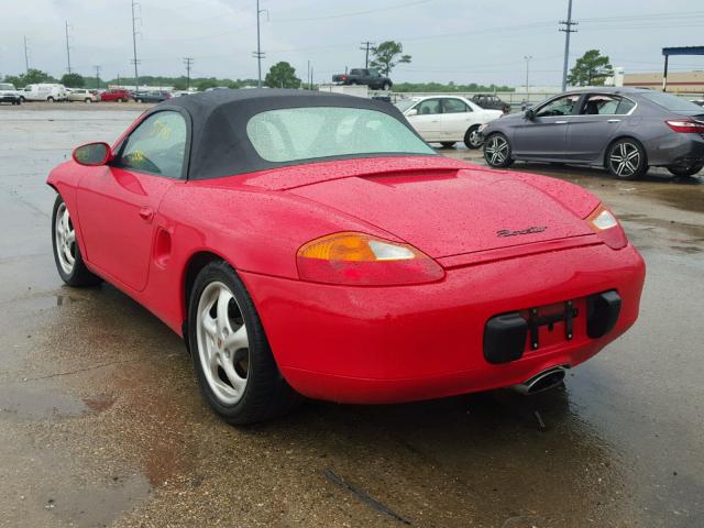 WP0CA2982XU626229 - 1999 PORSCHE BOXSTER RED photo 3