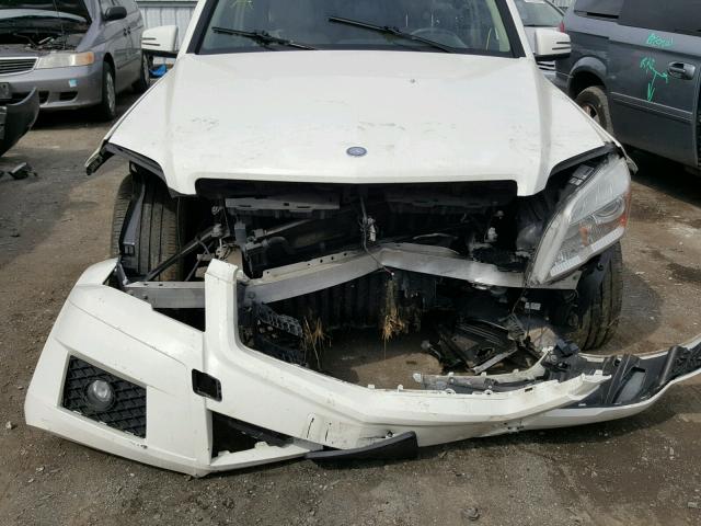 WDCGG8HB8AF325101 - 2010 MERCEDES-BENZ GLK 350 4M WHITE photo 9