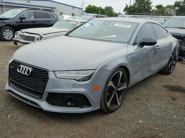 WUAW2AFCXGN900366 - 2016 AUDI RS7 GRAY photo 2