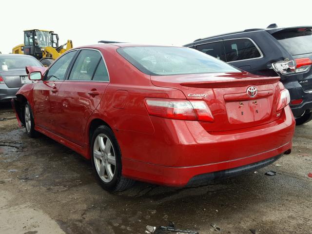 4T1BE46K67U128817 - 2007 TOYOTA CAMRY NEW RED photo 3