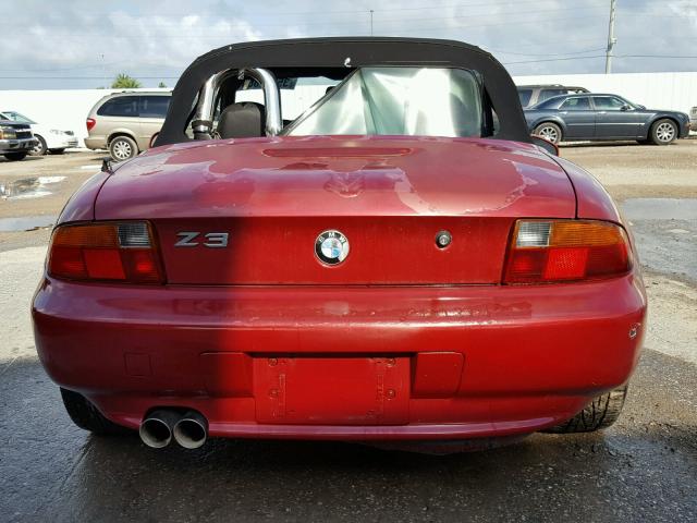 4USCH7320WLE06487 - 1998 BMW Z3 1.9 RED photo 9