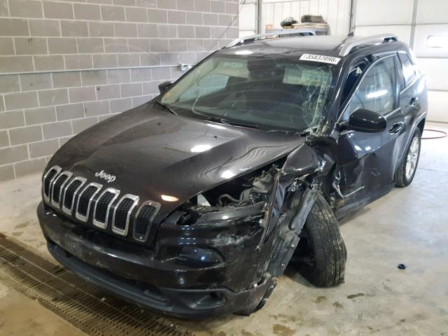 1C4PJLCSXEW115655 - 2014 JEEP CHEROKEE L BLACK photo 2