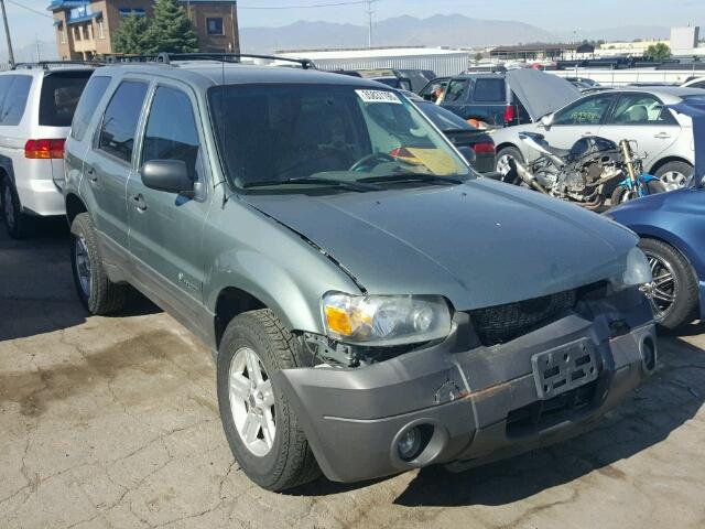 1FMYU96H26KC96172 - 2006 FORD ESCAPE HEV GREEN photo 1